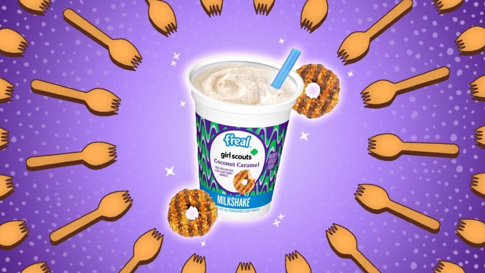 f'real girl scout cookie milkshake