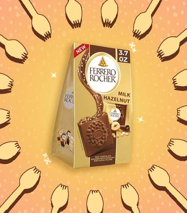 Ferrero Rocher Milk Chocolate Hazelnut Squares