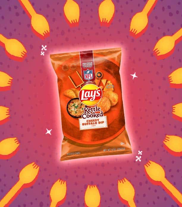 Lay’s Cheesy Buffalo Dip Kettle Chips
