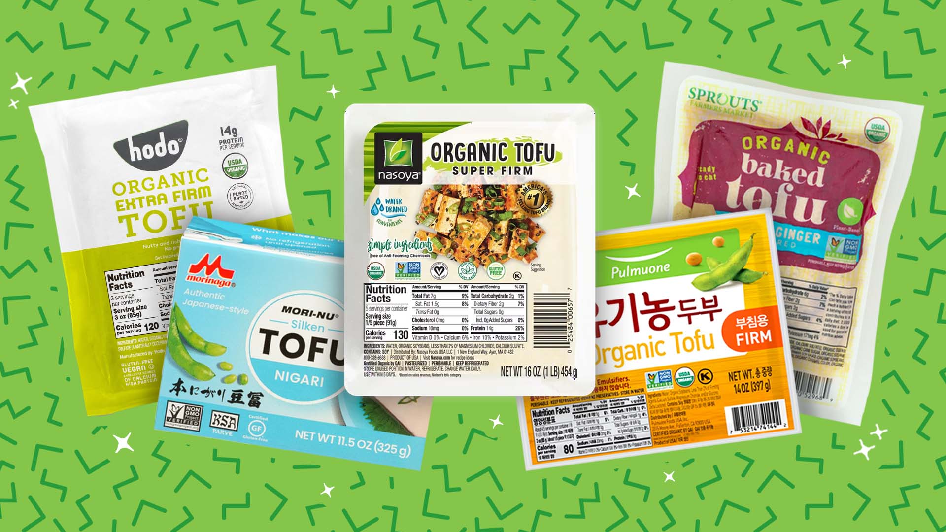 Various brands of silken tofu packages in a supermarket for easy authentic Chinese recipes