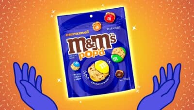 M&M's pop'd caramel