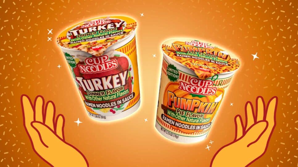 thanksgiving cup noodles