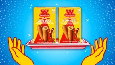 wienerschnitzel corn dogs frozen aisle