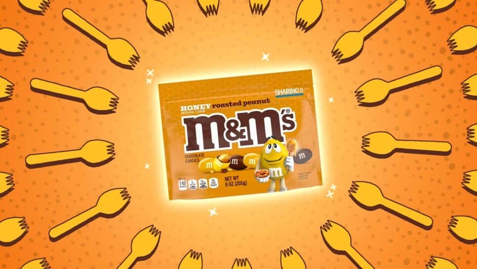 honey roasted peanut M&M's