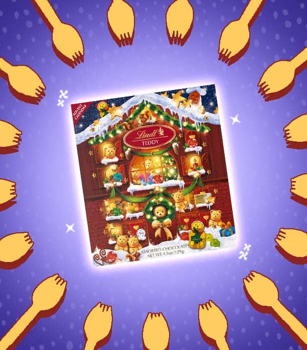 Lindt Holiday Chocolate Teddy Bear Advent Calendar