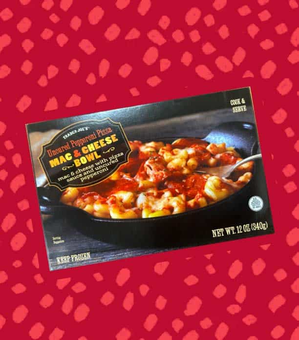 trader joe's pizza mac and cheese