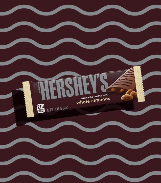 hershey's bar with whole almonds