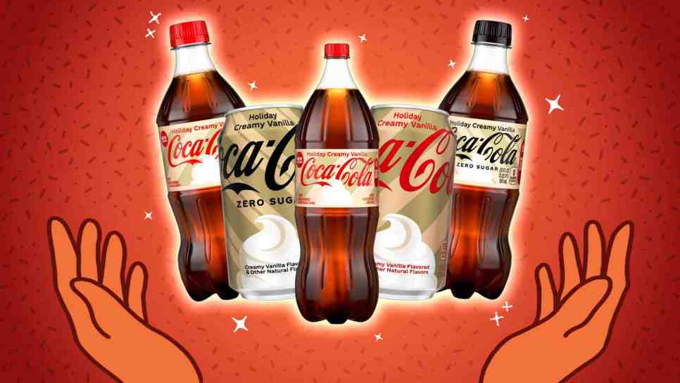 coca cola holiday vanilla cream