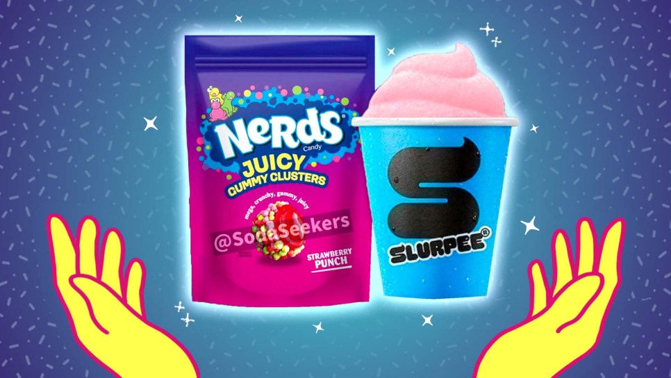 nerds juicy gummy clusters slurpee