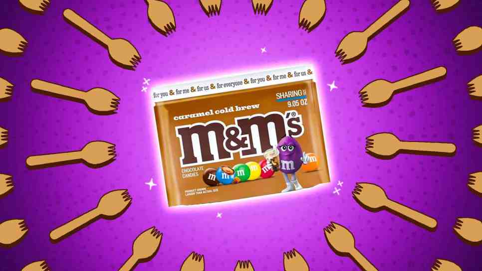 caramel cold brew M&M's review