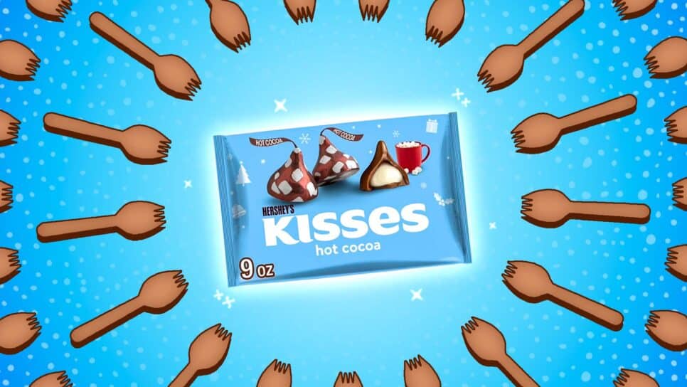 hot cocoa hershey's kisses