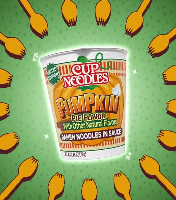 Pumpkin Pie Cup Noodles