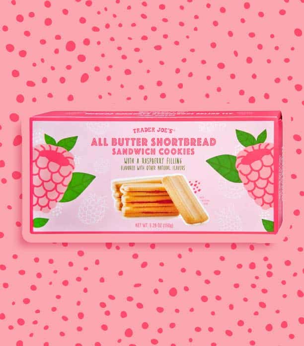 All Butter Shortbread Sandwich Cookies with Raspberry Filling