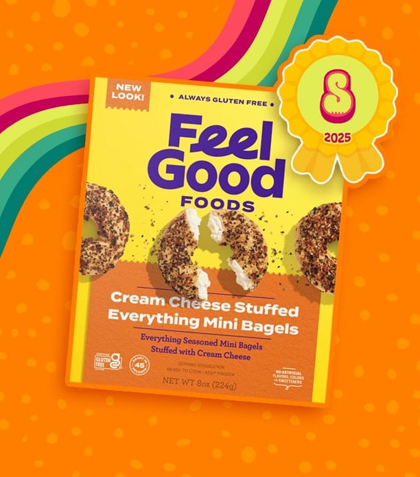 Feel Good Cream Cheese Stuffed Everything Bagels