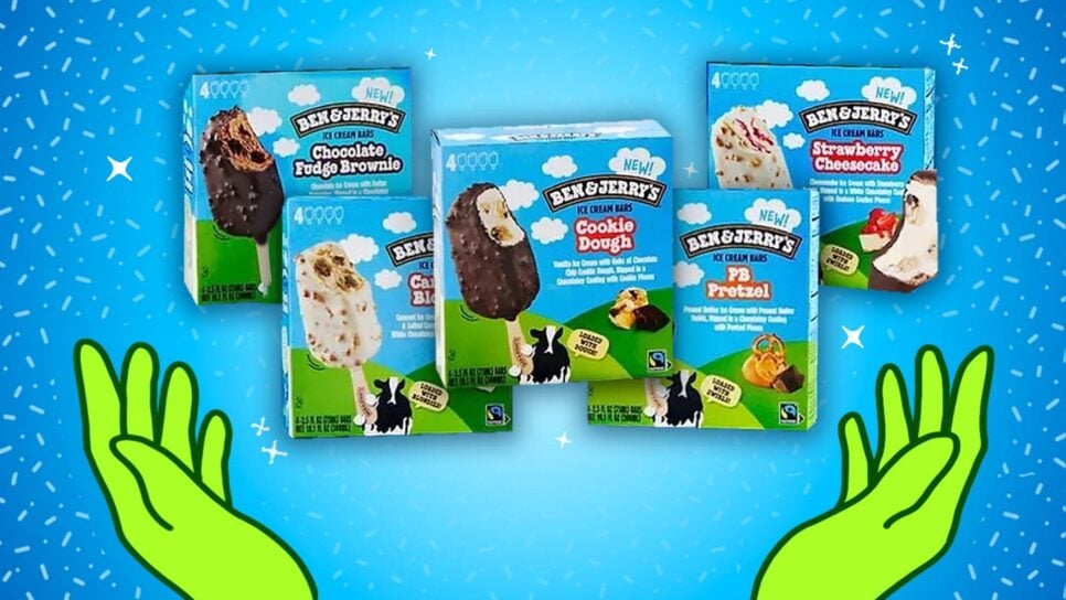 new ben & jerry's ice cream bars