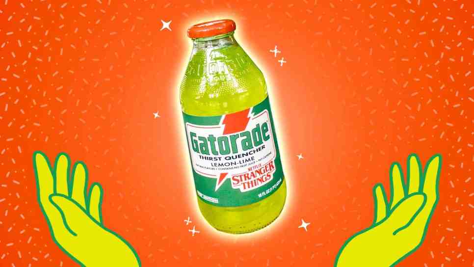 glass bottle gatorade stranger things