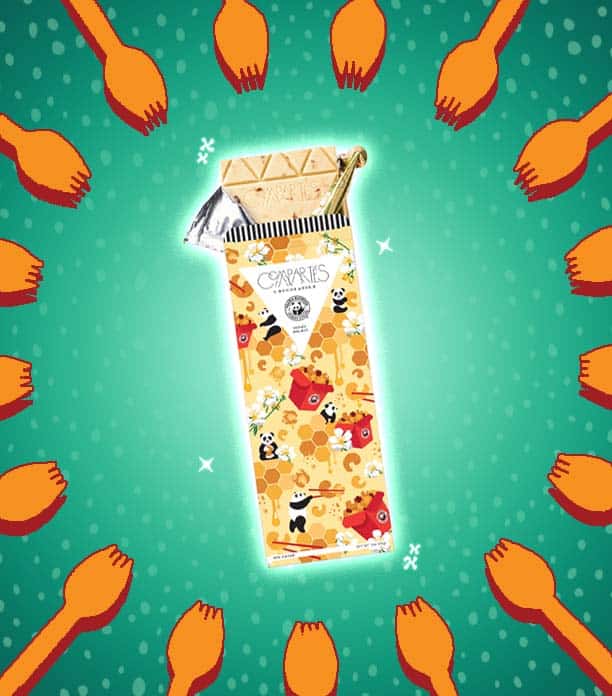 Panda Express Honey Walnut White Chocolate Bar