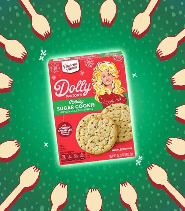 Dolly Parton's Holiday Sugar Cookie Mix with Holiday Sprinkles