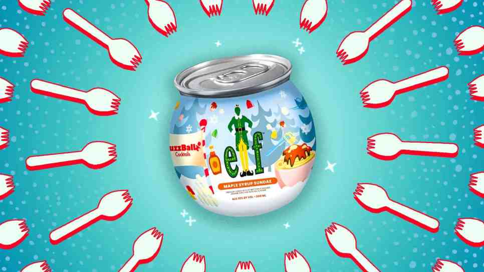elf maple syrup sundae buzzballz cocktail
