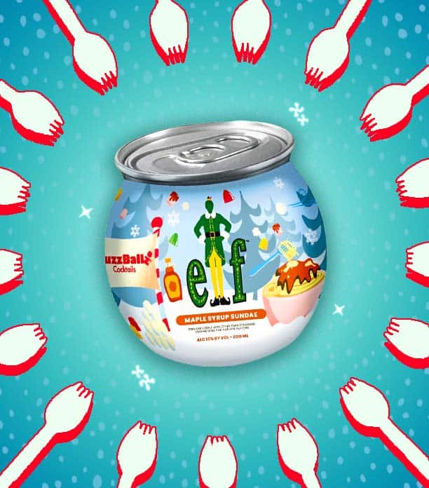 Elf Maple Syrup Sundae BuzzBallz Cocktail