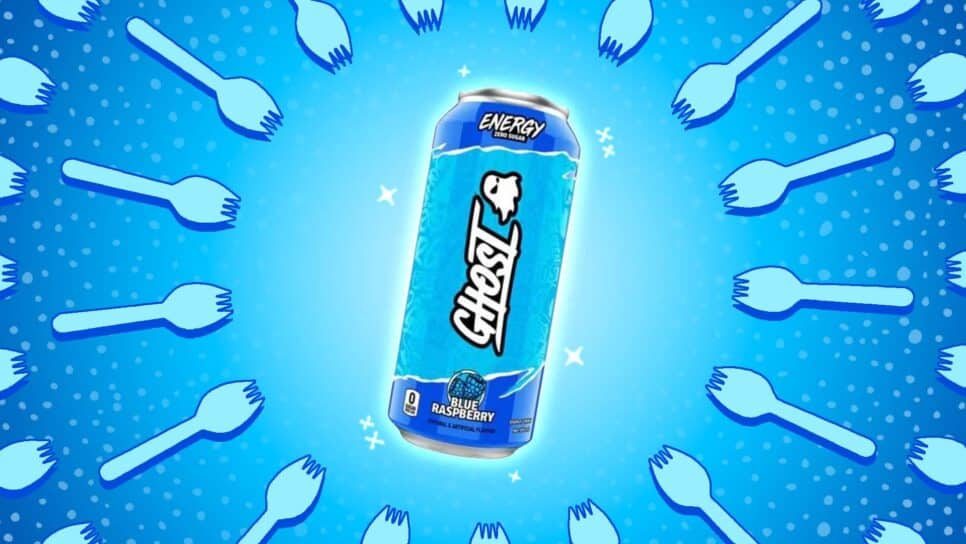 ghost blue raspberry energy drink