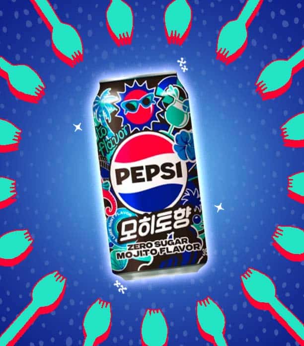 Mojito Flavored Pepsi Zero Sugar from Korea