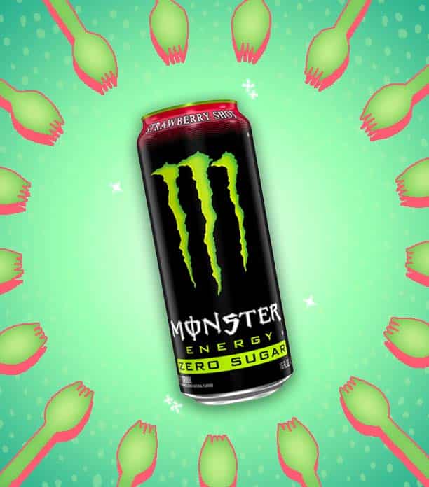 Monster Zero Sugar Strawberry Shot Energy