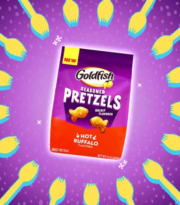 hot buffalo goldfish pretzels review