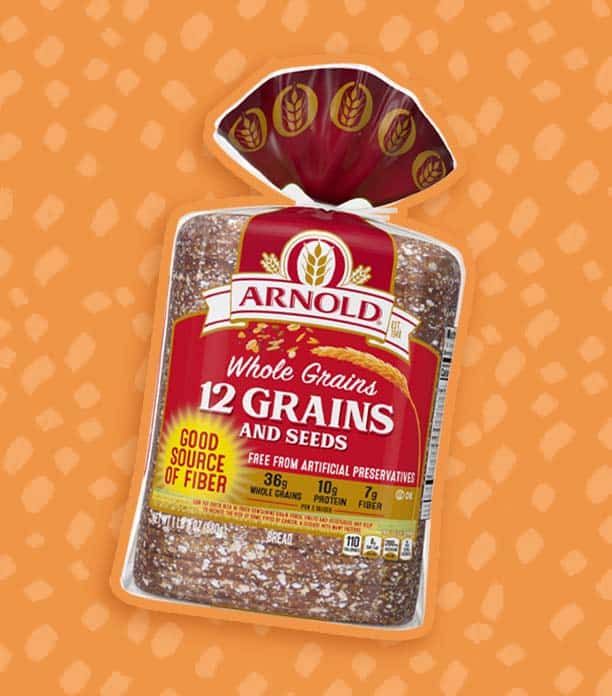 Arnold 12 Grain (4g fiber / 1 slice)