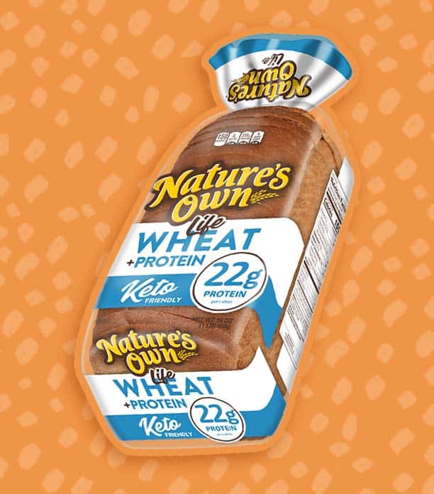 Nature’s Own Wheat Protein (9g fiber / 2 slices)