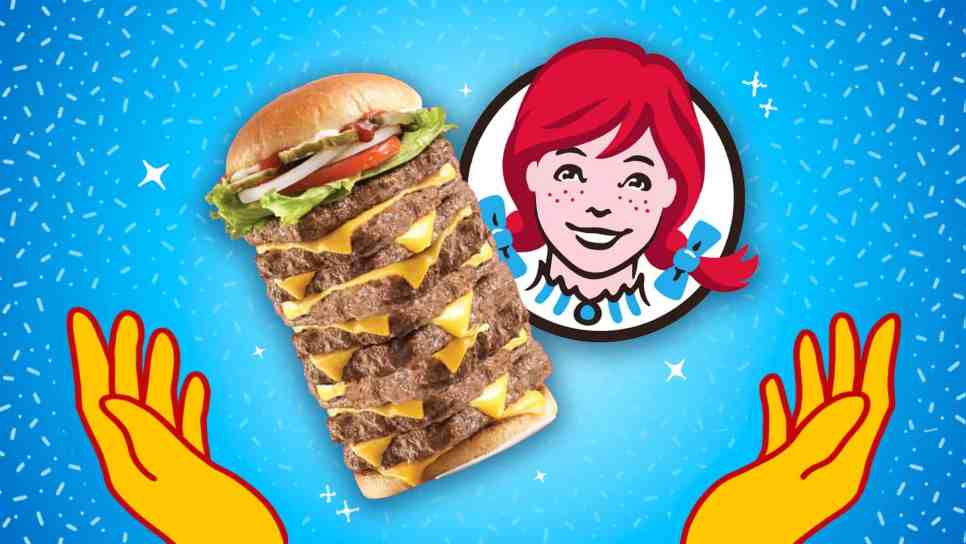 wendy's t-rex burger