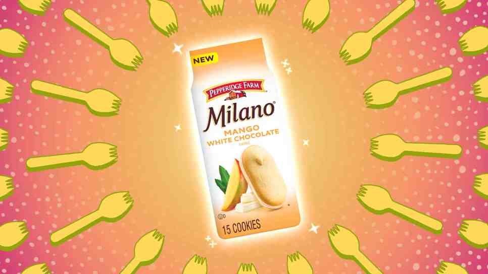 Mango White Chocolate Milanos
