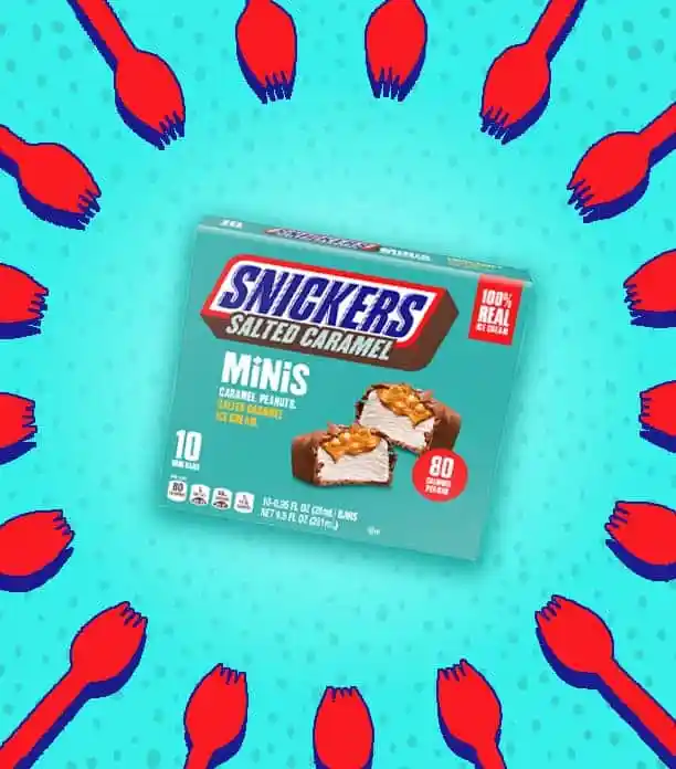 Snickers Ice Cream Minis Salted Caramel 
