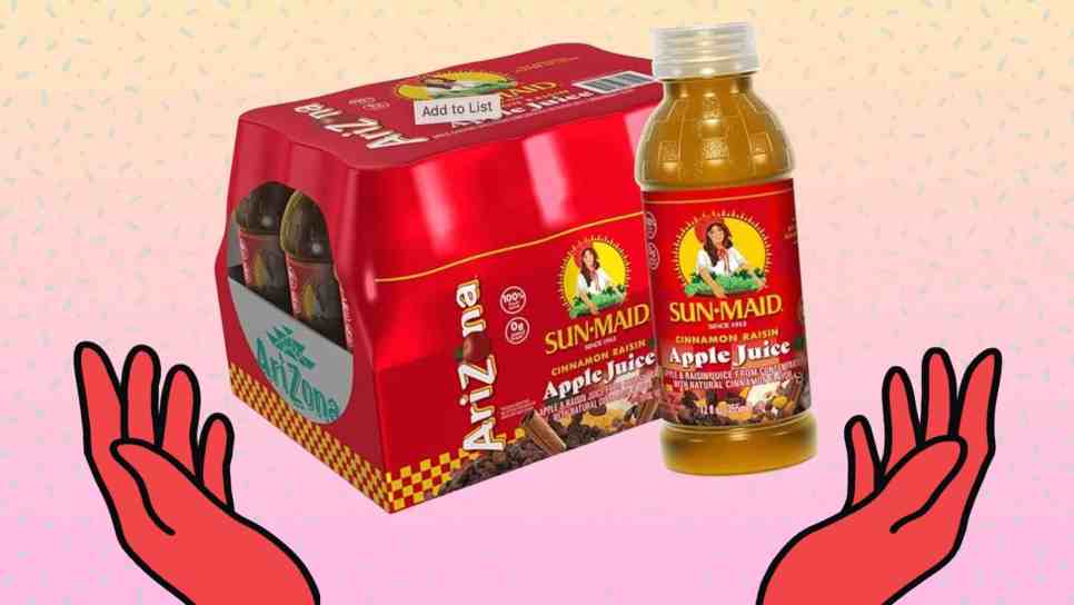 sun-maid arizona cinnamon apple raisin juice