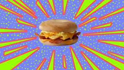 mcdonalds bagel breakfast sandwich