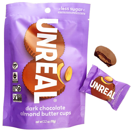 Unreal Dark Chocolate Almond Butter Cups