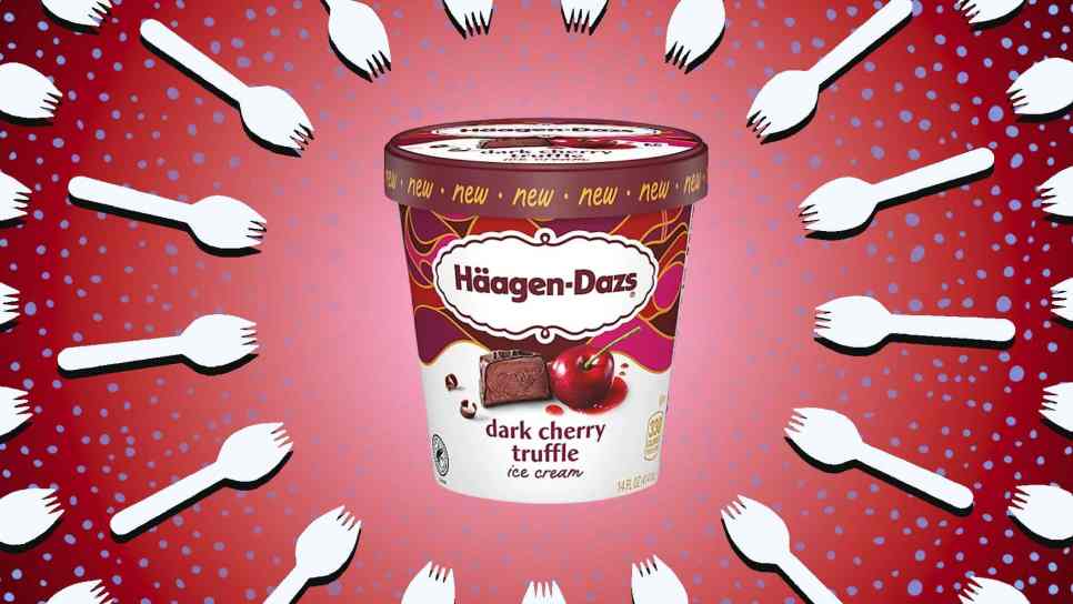 haagen-dazs dark cherry truffle ice cream review