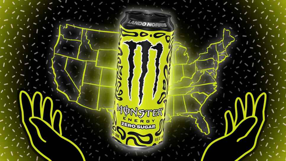 Lando Norris Monster Energy Zero Sugar