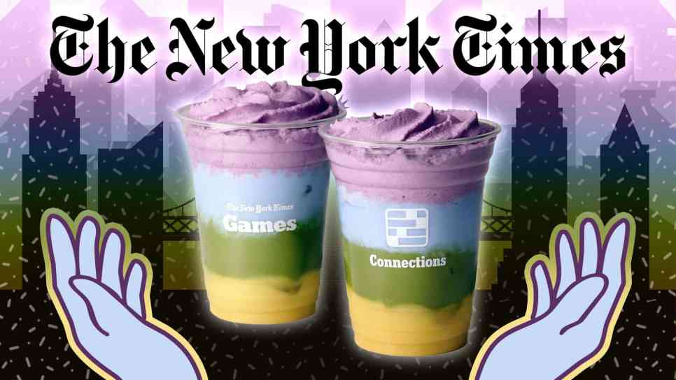 New York Times Games' Connections Drink by Matchaful