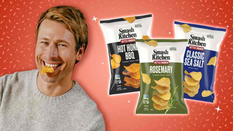 glen powell potato chips