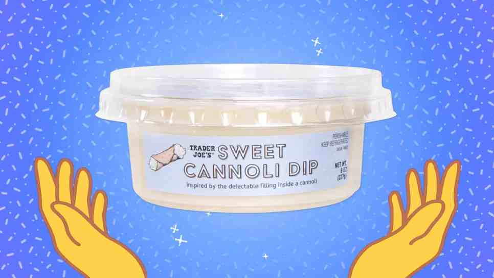 trader joe's sweet cannoli dip hack