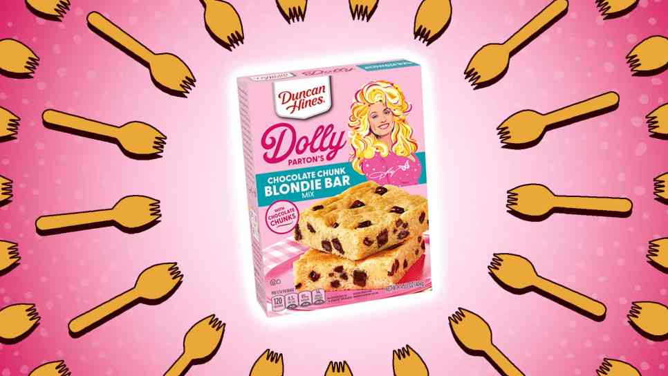 Dolly Parton's Chocolate Chunk Blondie Bar Mix by Duncan Hines