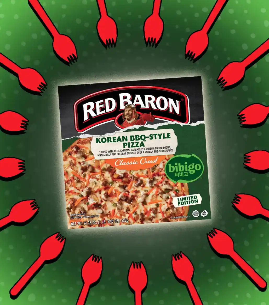 Red Baron & bibigo Korean BBQ‑Style Classic Crust Pizza