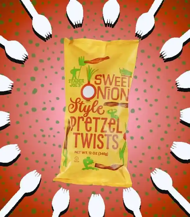 trader joe's sweet onion pretzels review