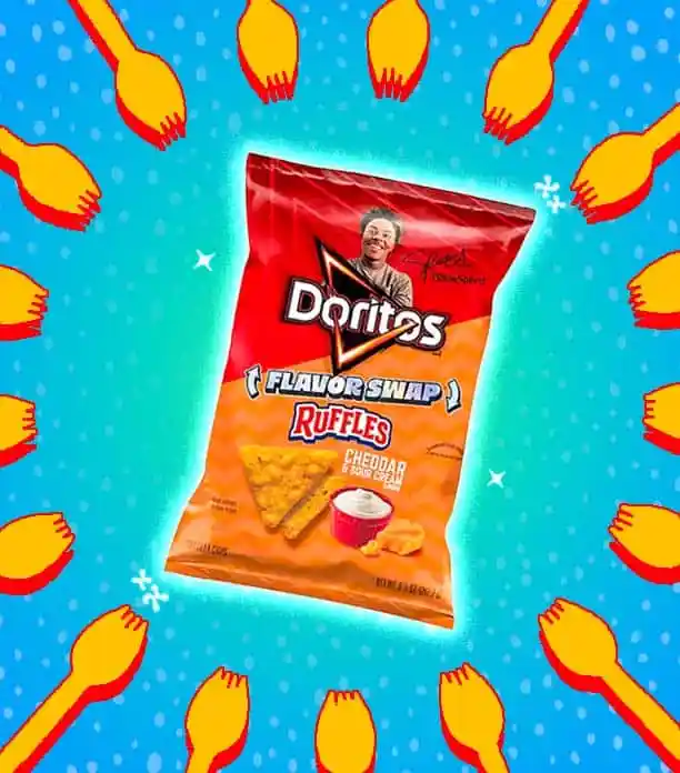 Doritos Ruffles Cheddar & Sour Cream