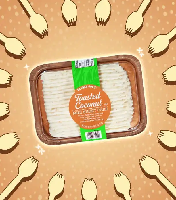 Toasted Coconut Mini Sheet Cake