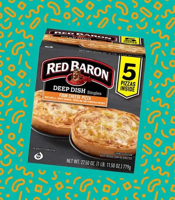 Red Baron Cheese Deep Dish Personal Pizza 