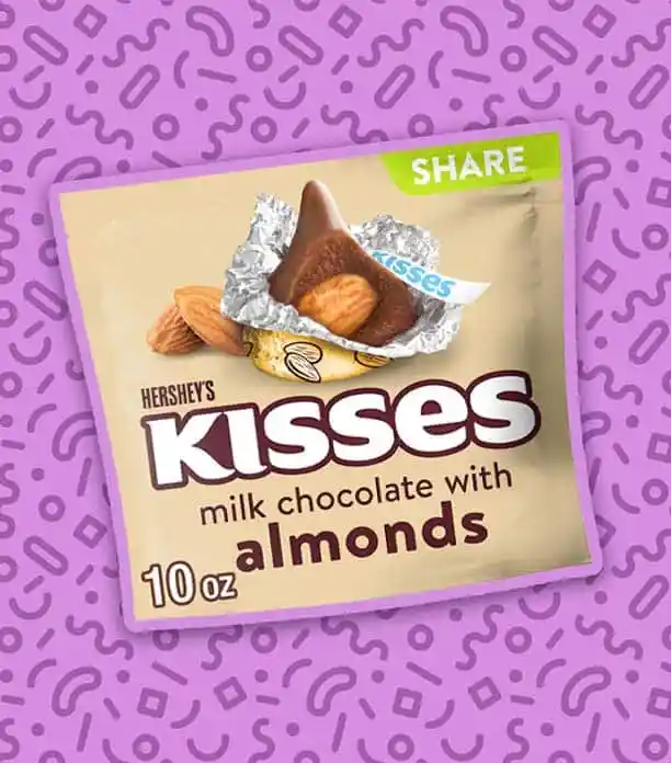 Hershey’s Milk Chocolate with Almond Kisses 