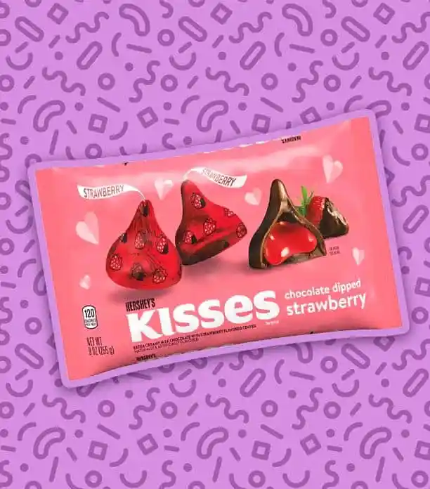 Hershey’s Chocolate Dipped Strawberry Kisses