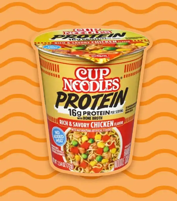cup noodles rich and savory chicken protein ramen review